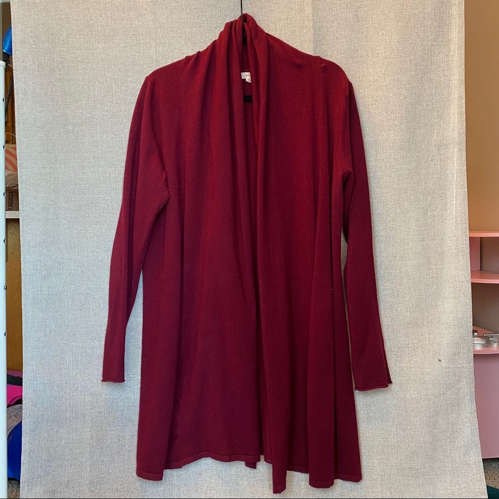 💗3 for $30💗 Burgundy Soft Knit Draped Cardigan